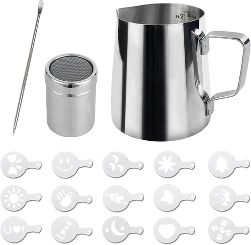 Bricco per latte acciaio - bricco,