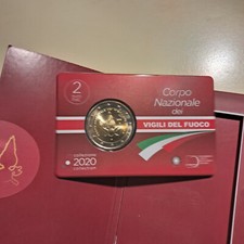 2 EURO  FDC 2020 VIGILI DEL FUOCO