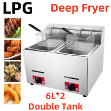 Friggitrice a gas in acciaio