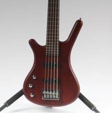 Basso Elettrico 5 Corde Corpo Frassino Marrone Opaco Basso Sinistro Spedizione Gratuita