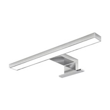 Lampada led luce naturale 7 w applique a parete da specchio bagno argento 500p