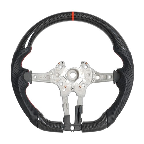 Volante vera fibra di - in,