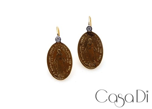 Orecchini madonne fatti mano - orecchini, a