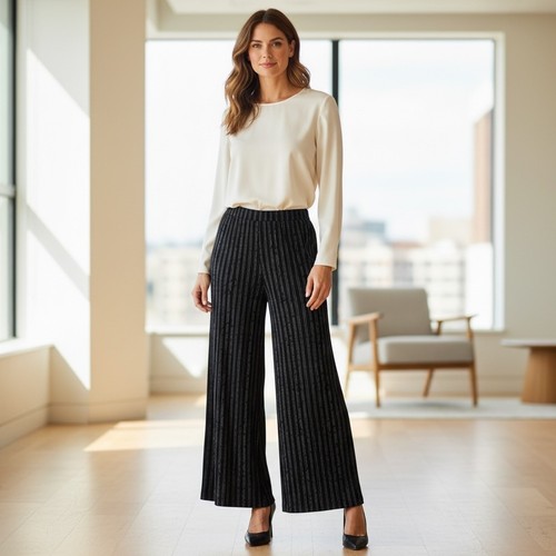 Pantaloni eleganti palazzo