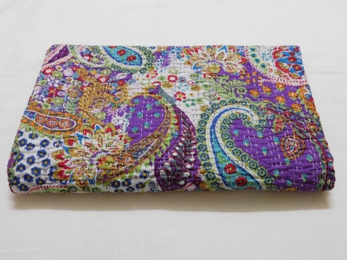 Trapuntino copriletto kantha - copriletto,