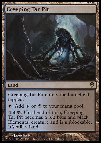 Mtg creeping tar pit - tar,
