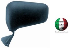 SPECCHIO RETROVISORE SX MANUALE A VITE NERO PER FIAT 126 BIS 72>92 1972>1992