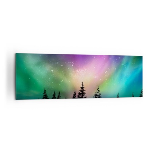 Quadro tela 160x50cm aurora - tela,