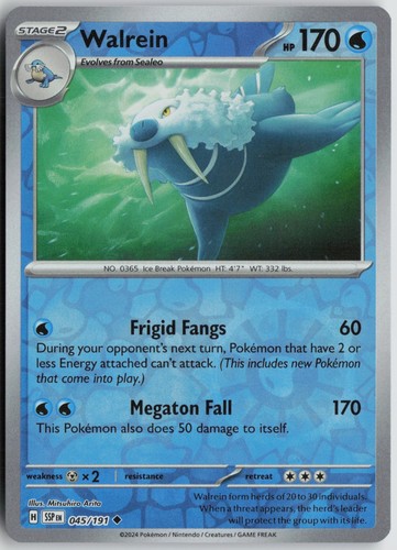 Walrein uncommon reverse holo - uncommon,