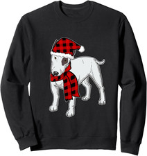 Divertente Bull Terrier Natale