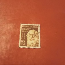 Repubblica Italiana Francobollo 1952 Vincenzo Gemito Usato