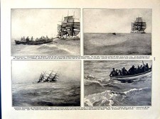 Vecchia Stampa Vintage 1919
