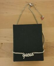 Collana Girocollo Guess con scritta ricoperta da strass Gioielli Accessori Donna