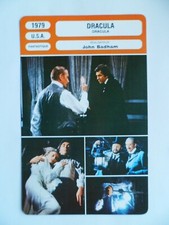CARTE FICHE CINEMA 1979 DRACULA Frank Langella Laurence Olivier Donald Pleasence
