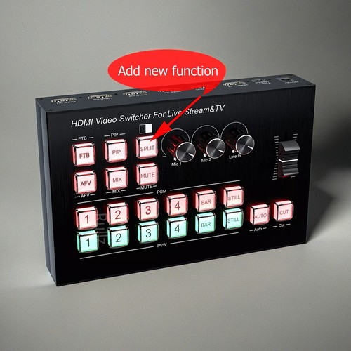 Video switcher telecamera - switcher, 4k