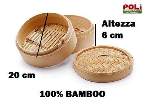 Vaporiera cestelli legno - cestelli,