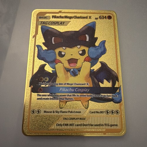 Pikachu mega charizard - charizard, metal
