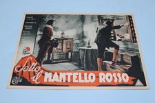 fotobusta SOTTO IL MANTELLO ROSSO (ANNI '50) C.VEIDT R.MASSEY tipo LOCANDINA