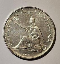 Moneta 500 lire argento - moneta,