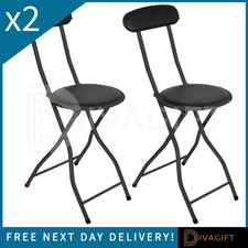 2x SEGGIOLONE NERO IMBOTTITO