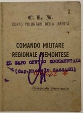 PARTIGIANI CVL CORPO VOLONTARI
