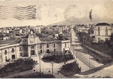 C13520-Napoli, PORTICI  Corso Diaz e Vesuvio, ed. Piccone, per Chiuppano,  1954