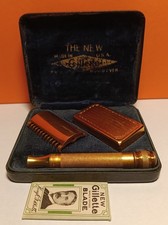 Rasoio Di Sicurezza, Vintage American Razor, Gillette The New For French Market 