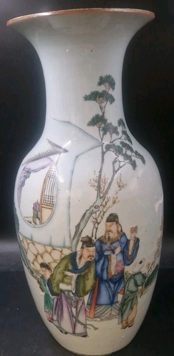 Vaso cinese porcellana - vaso,