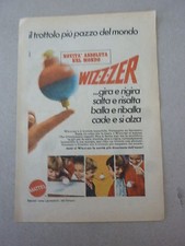 *ADVERTISING PUBBLICITA' WIZZZER il trottolo più pazzo del mondo MATTEL  - 1970