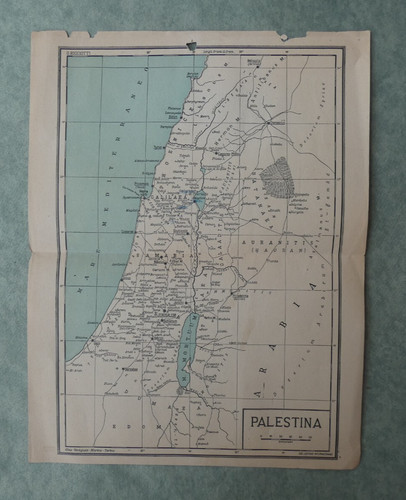 Stampa cartografia palestina - stampa,