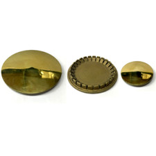 Spartifiamma cucina Fratelli Onofri in ottone - 3 pezzi - fornelli