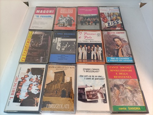 Lotto 12x musicassette bologna - 12x,
