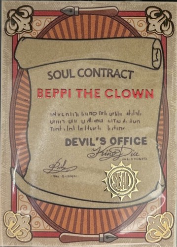 Contract beppi the clown - the,