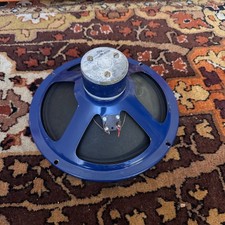 Altoparlanti vintage anni 60 1964 Elac 10N/83 blu 8ohm 10 Watkins V anteriori Vox AC10
