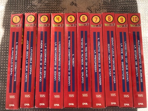 Lotto vhs dragonball z - -dragonball, z-