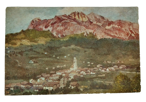 Vecchia cartolina postale - vecchia,