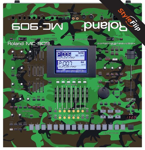 Roland 909 skin - skin, verde