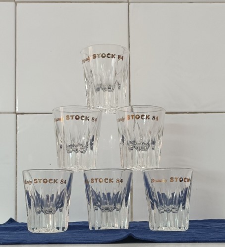 Bicchierini vetro vintage - 6x,