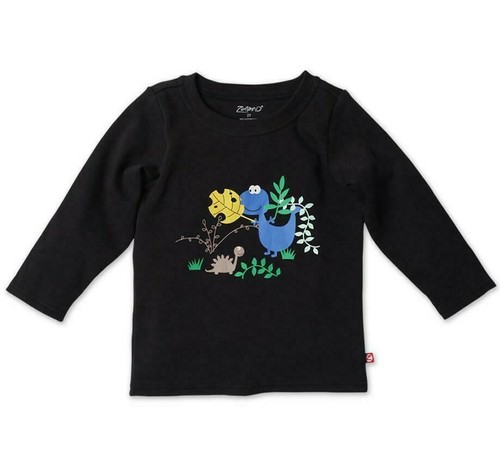 Shirt nera manica lunga - t-shirt,