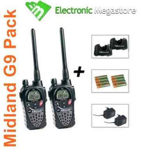 RICETRASMETTITORE Coppia MIDLAND G9 Plus - Bibanda PMR446/LPD C923.05 2 PEZZI