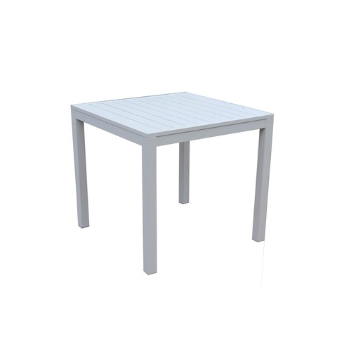 Tavolo alluminio bianco 70x70 - tavolo,