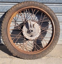 GILERA GIUBILEO 98 124 EXTRA CERCHIO RUOTA POSTERIORE MOZZO ORIGINALE D'EPOCA 