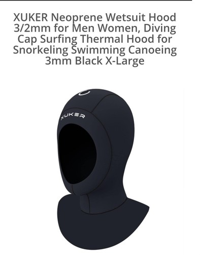 Cappuccio subacqueo 3mm in - xl,
