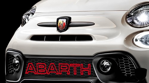 Scritta abarth per - abarth, griglia