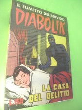 Diabolik n 12 Anastatika 1° Prima Serie "La Casa del Delitto" #