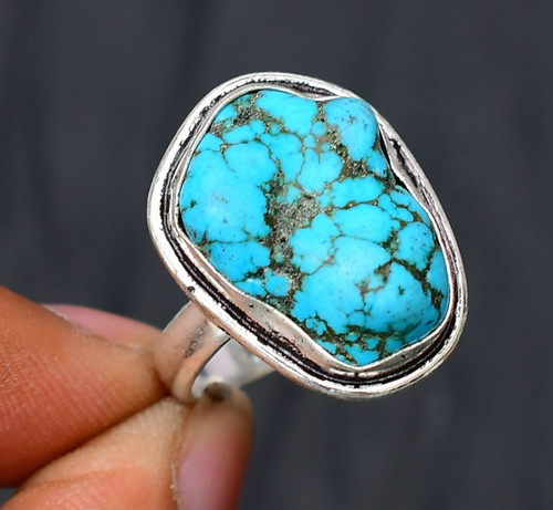 Elegante anello turchese