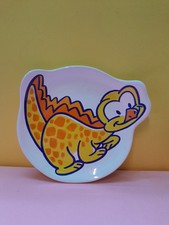 PIATTO GIGLIO TORTASAURI DINOSAURO CASTELLANA PIATTI MATTI TAZZE PAZZE VINTAGE