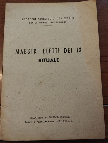 1967 massoneria supremo - massoneria,