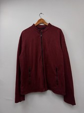 Giacca Zara uomo zip bordeaux