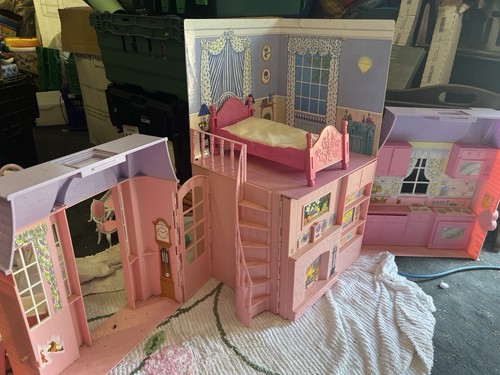 Barbie vintage pieghevole rosa - barbie,